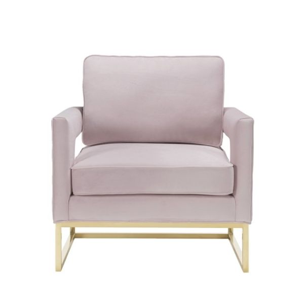 New design pink velvet fabric stainless steel frame chair for wedding party event chairs