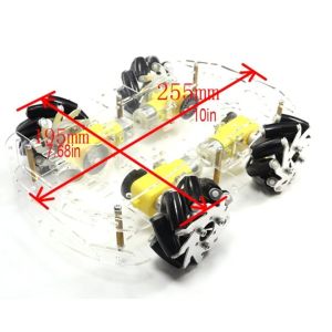Diameter 65MM Metal Mecanum Wheel Robot For Smart Car