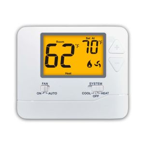 24V STN701 LCD Display Digital Non Programmable Thermostat for Air Conditioner