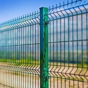 Outdoor hot dipped galvanized 3D Curved Welded Wire Mesh Garden Curvy Fence