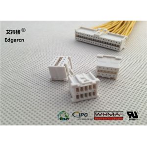 22awg - 28awg Molex 10 Pin Connector , White Receptacle Housing Connector