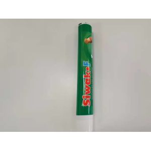 80g / 60ml ABL Toothpaste Stand Up Tube Round Dia 25 * 155.6mm With Screw Cap