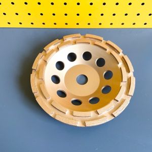 China 230mm 9 Inch Diamond Cup Wheel Double Row Cup Wheel For Stone Hard Building Materials on sale