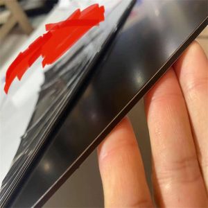 Glossy Red Aluminum Composite Cladding Panels 1240mm For Interior Signage