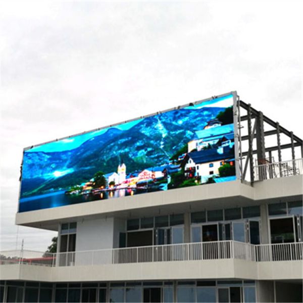 P3.076 Outdoor Advertising TV Screen Magnet Full Color IP65 LED Module 320X160mm