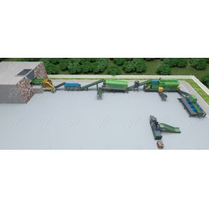 Municipal Solid Waste Sorting Equipment Msw Sorting Plant CE ISO Approval