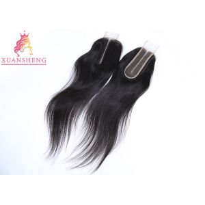 Deep Middle Part Kim Closures 2x6 Straight 100 Unprocessed Human Hair Closure