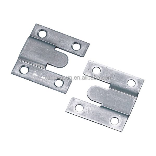 Quality Punching Process Galvanized Interlocking Furniture Flush Mount Clip Bracket Zinc Plated wholesale