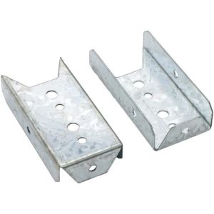 2x4/2x6 Lumber Fence Bracket with Galvanized Steel Saddle Structure