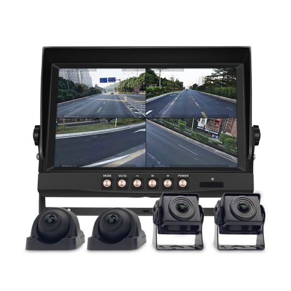 Rear view mirror monitor ODM IP68 Harvester Car Security Camera Kit For