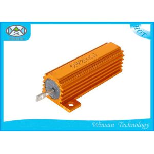 50W 0.01 ohm-33K ohm High Power Wire Wound Power Resistor Gold Aluminum Housed​