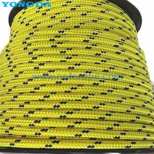 China High Tensity Polyester Filament Braided Rope 48mm  6 Strand on sale