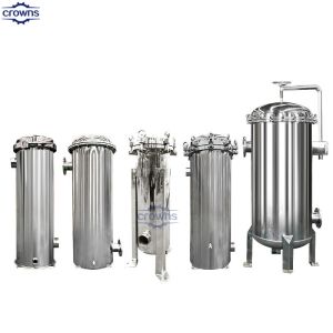 China Factory Supplied Stainless Steel SS 304 Bags Filter Housing 20 Inch Sanitary Pleated Filter Cartridge Filter Housing on sale