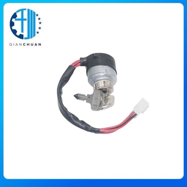 Ignition Starter Switch With Key 52200-41212 For Kubota M4900 M5700 M6800 M8200 M9000 Excavator Engine Spare Parts