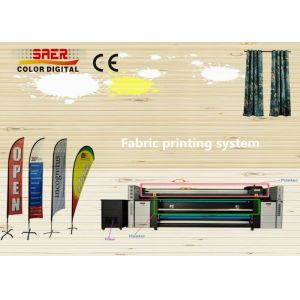 Cheap SAER CSR2200 Flag Banner Polyester Fabric Printer / Directly Textile Printer for sale