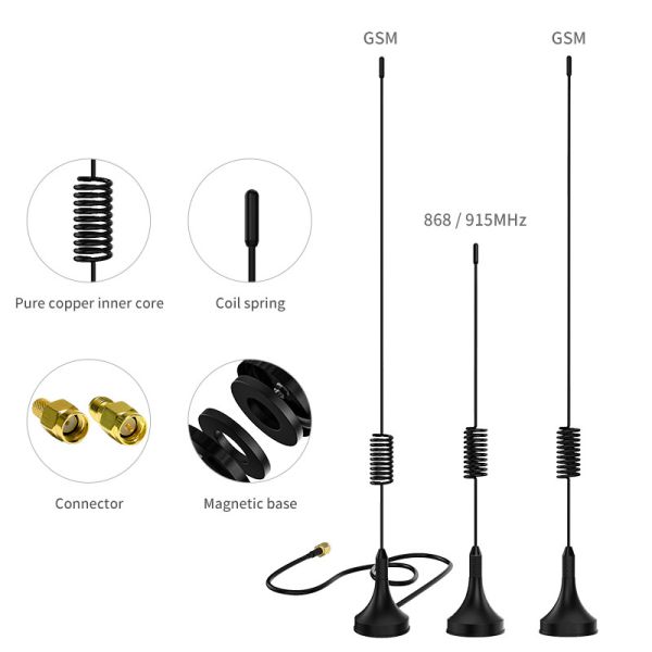 V56/U390 High Gain 7dBi Magnetic Antenna for 850/900/1800/1900/2100 MHz