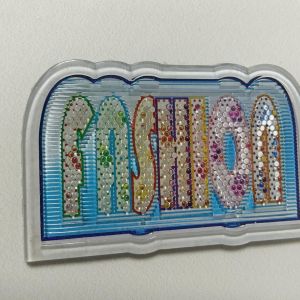 Sew On Custom Phantonm Colored Effect Hologra Fancy TPU Soft Patches