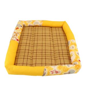 34 32 26 inch Comfortable Pet Bed couch Summer Rattan Mat Fabric 3D Structure Moisture Ventilation