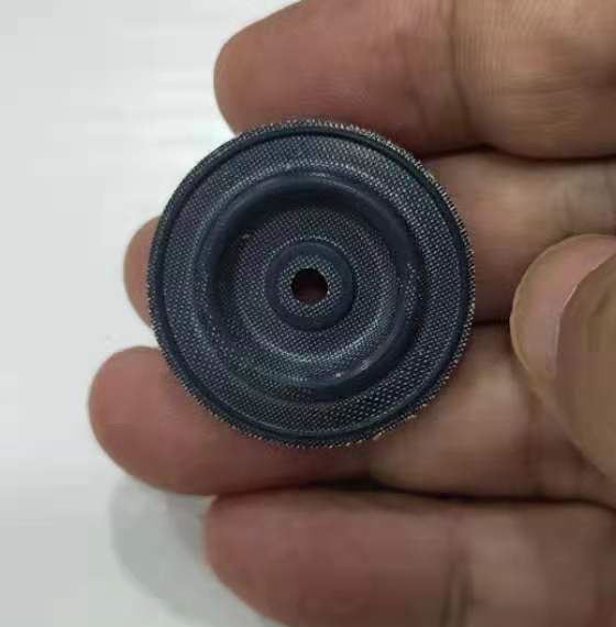 OEM Fibrous Cloth Covered Silicone Sealing Gasket 80 Shore A For Air Purifier