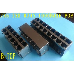 POE Function RJ45 SMT Connector 120 - 150V AC Transformer Comply With RoHS