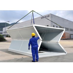 20FT 40FT Prefab Foldable Flat Pack Modular Folding Container House Galvanized