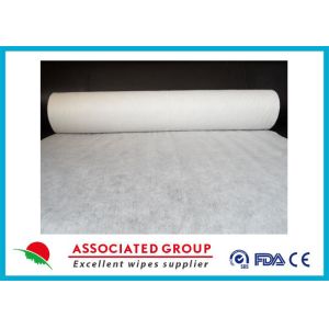 China Plain Disposable Spunlace Nonwoven Fabric Biodegradable 200gsm Weight on sale