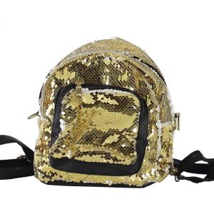 Sublimation Custom Photo Glitter Sequin Backpack Trendy Travel Sparkly Backpack