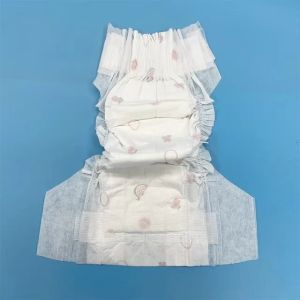 Wireless Connection Diaper With Waist Band In White Super Soft Fast Absorbing