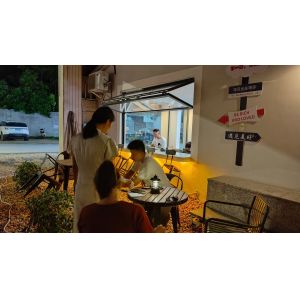 folding window aluminum balcony vertucal