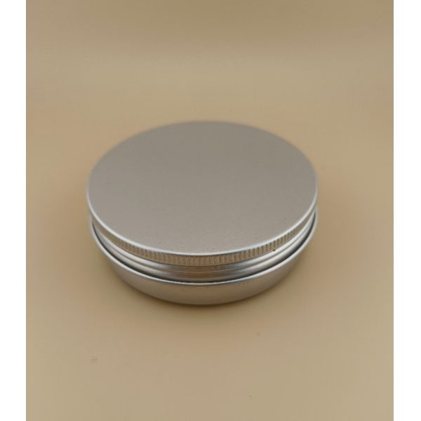 Quality Customized CRC Possible Big Silvery Aluminum Case With Screw Cap For Cosmetic wholesale