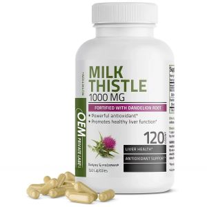 Private label Milk thistle capsules Protect the liver detoxify the face for