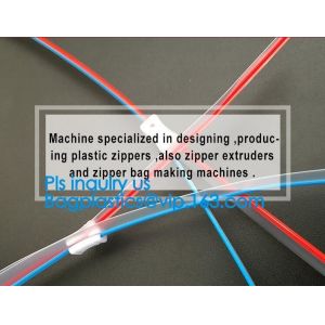 Eco-friendly press lok zipper, double slider pe press lok zipper, waterproof