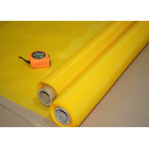 70T 80T 90T 200 Screen Printing Mesh Roll , Polyester Mesh Screen Acid