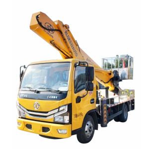 China Dongfeng 30 Meter Single Row Truck Mounted Aerial Work Platform High Lift Operation on sale
