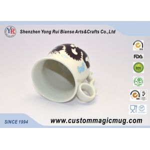 Dragon Photo Heat Color Changing Ceramic Mug , Heat Activated Coffee Mug