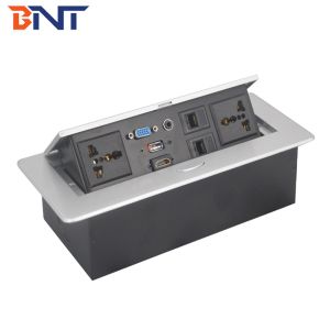 for office furniture table with vga connector desk pop up power outlet