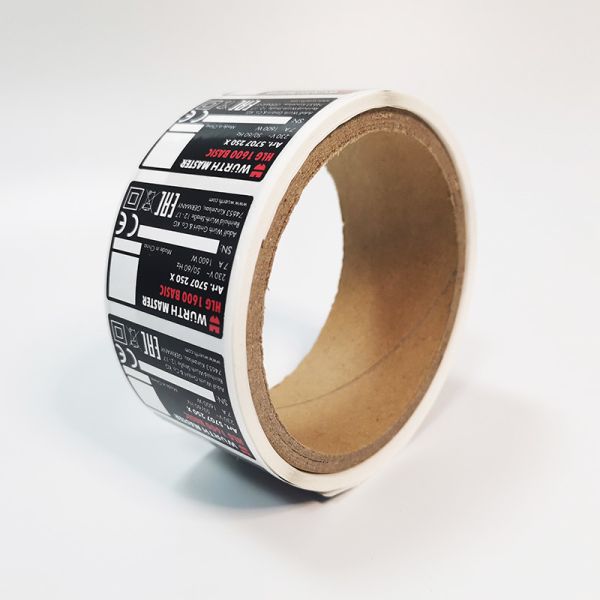 Quality Bopp Printable Packaging Label Stickers Permanent Matte Industrial Labels Stickers wholesale