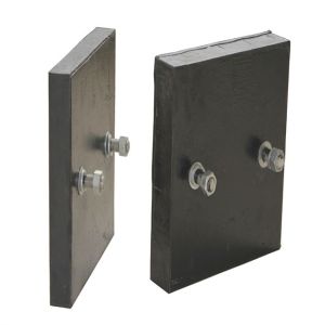 China Anti Aggression Bolt On Rubber Ceramic Liner Ceramic Chute Lining on sale