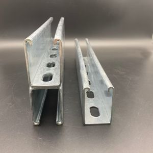 Cheap 41x82 41x124 Pre-galvanized Slotted Back to Back Strut Channel for sale