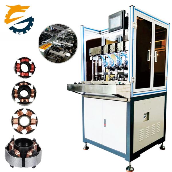 Quality Advanced CNC Fully Automated Coreless Wire Motor Winding Machine with Cooling Fan wholesale