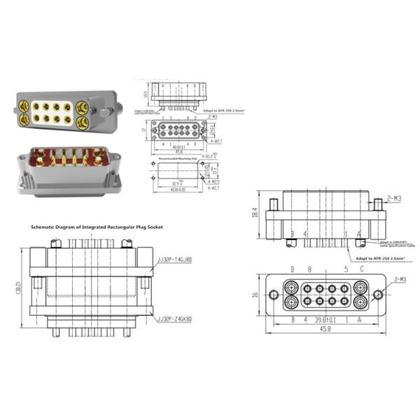 High Performance Mixed Integrated Connector High & Low Frequency
