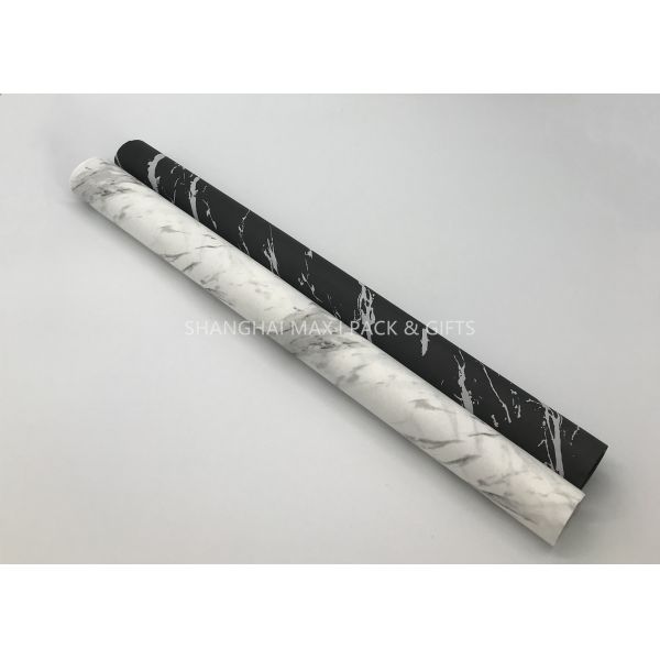 Custom Black Wrapping Paper Rolls , Cute Tissue Wrapping Paper Birthday Personalized Black White In Stock