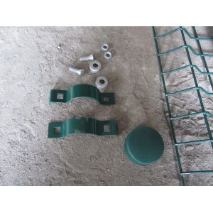 Nylofor 3D Curved low cost wire mesh fence for warehouse