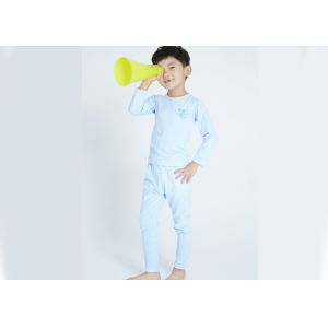 China 2 Pieces Boys Pajama Set , Boys Sleepwear Sets 100% Cotton Interlock Piece Dye on sale