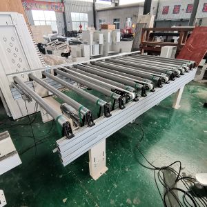 Multi Roller Conveyor for Wooden Door Assembly Line Easy to Operate Length