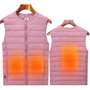 Unisex Electric Heated Vest With Customizable Heating Settings For Personalized