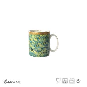 Glossy Glaze Large Bone China Tea Cups , 19OZ Ceramic Custom Mugs Dishwasher