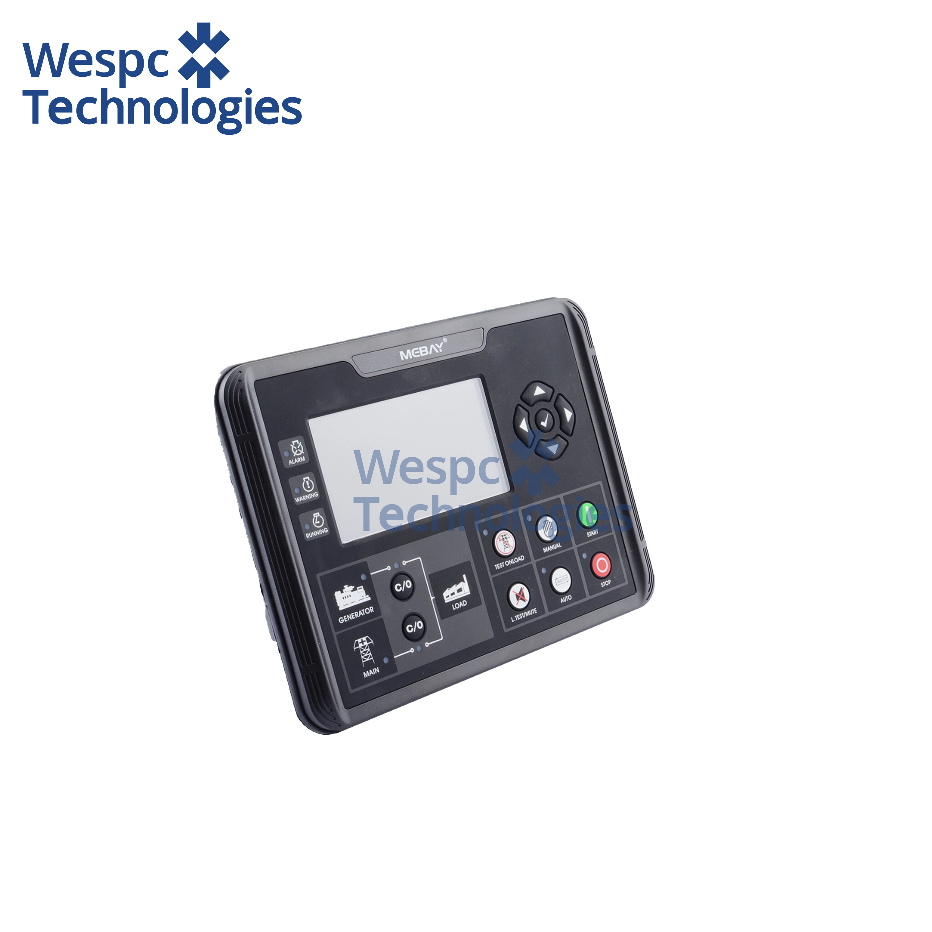WESPC Original DC62D Generator Controller Panel Auto Start ATS LCD Display
