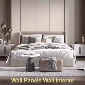 Cheap Fireproof Bamboo Charcoal PVC Wall Board 8mm Carbon Crystal Plate Wall Panel for sale