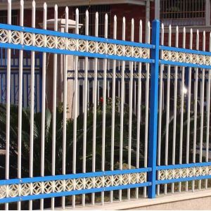 Customized Metal Tubular Picket Security Fence Systems For Wall And Gate